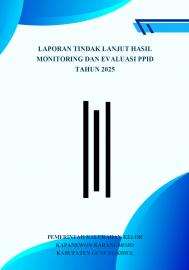 TINDAK LANJUT HASIL MONEV